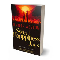 3D view of Premade Romance Book Cover - Hot Cinnamon