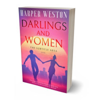 3D view of Premade Romance Book Cover - Deep Blush