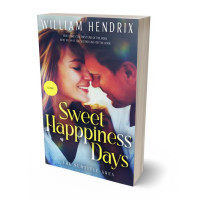 3D view of Premade Romance Book Cover - Blackcurrant