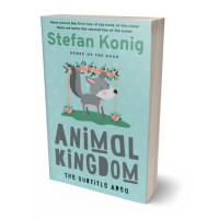 3D view of Premade Children's Book Cover - Shadow Green