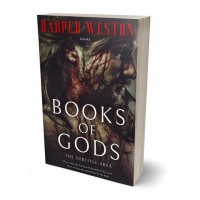 3D view of Premade Historical Book Cover - Thunder