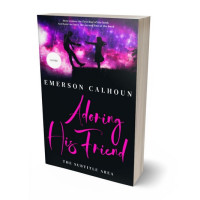 3D view of Premade Romance Book Cover - Orchid