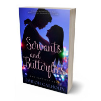 3D view of Premade Romance Book Cover - Ebony