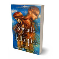 3D view of Premade Romance Book Cover - Merlin