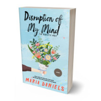 3D view of Premade Chick Lit Book Cover - Powder Blue