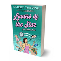 3D view of Premade Romance Book Cover - Surfie Green