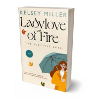 3D view of Premade Chick Lit Book Cover - Linen