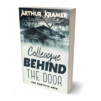 3D view of Premade Horror Book Cover - Outer Space