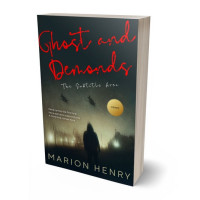 3D view of Premade Horror Book Cover - Outer Space