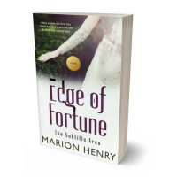 3D view of Premade Romance Book Cover - Green White