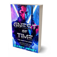 3D view of Premade Science Fiction Book Cover - Bunting