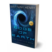 3D view of Premade Science Fiction Book Cover - Blue Zodiac