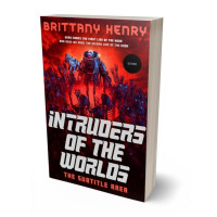 3D view of Premade Science Fiction Book Cover - Tonys Pink