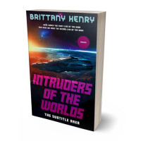 3D view of Premade Science Fiction Book Cover - Cadillac