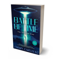 3D view of Premade Science Fiction Book Cover - Blue Zodiac