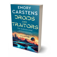 3D view of Premade Science Fiction Book Cover - Atoll