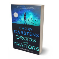 3D view of Premade Science Fiction Book Cover - Ebony Clay