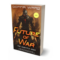 3D view of Premade Science Fiction Book Cover - Raw Sienna