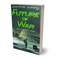 3D view of Premade Science Fiction Book Cover - Outer Space