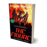 3D view of Premade Science Fiction Book Cover - Night Rider