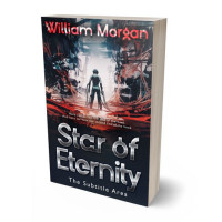 Tablet view of Clam Shell #13928 - Premade Apocalyptica Book Cover