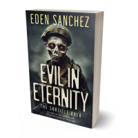 3D view of Premade Horror Book Cover - Shark