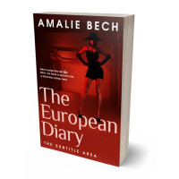 3D view of Premade Erotica Book Cover - Dark Tan