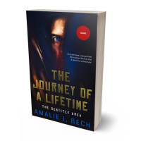 3D view of Premade Mystery & Thriller & Suspense Book Cover - Steel Gray