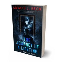 3D view of Premade Mystery & Thriller & Suspense Book Cover - Ebony