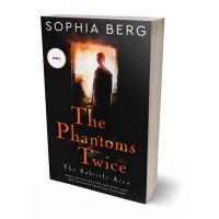 3D view of Premade Horror Book Cover - Gold Sand