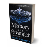 3D view of Premade Romance Book Cover - Black