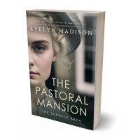 3D view of Premade Historical Book Cover - Lunar Green