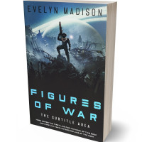 3D view of Premade Apocalyptica Book Cover - Outer Space