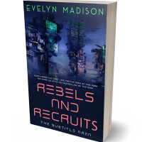 3D view of Bunting #14310 - Premade Science Fiction Book Cover