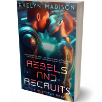 3D view of Premade Romance Book Cover - Charade