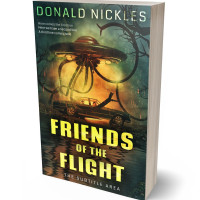 3D view of Premade Science Fiction Book Cover - Heavy Metal