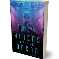 3D view of Premade Science Fiction Book Cover - Viola