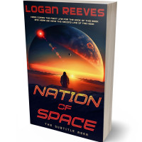 3D view of Premade Science Fiction Book Cover - Mirage