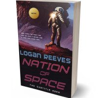 3D view of Premade Science Fiction Book Cover - Thunder