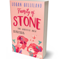 3D view of Premade Romance Book Cover - Apricot Peach