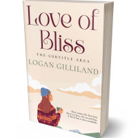 3D view of Premade Chick Lit Book Cover - Citrine White