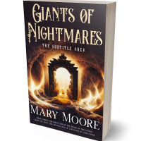 3D view of Premade Fantasy Book Cover - Gold Sand