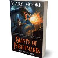 3D view of Premade Fantasy Book Cover - Shark