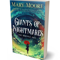 3D view of Premade Fantasy Book Cover - Blue Dianne