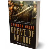 3D view of Premade Fantasy Book Cover - Muddy Waters