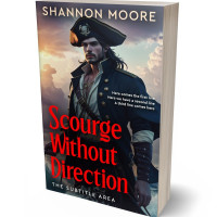 3D view of Premade Historical Book Cover - Burning Sand