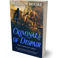 3D view of Premade Apocalyptica Book Cover - Ebony Clay