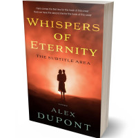 3D view of Premade Horror Book Cover - Red Damask