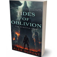 3D view of Premade Apocalyptica Book Cover - Shark