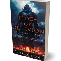 3D view of Premade Apocalyptica Book Cover - Mirage